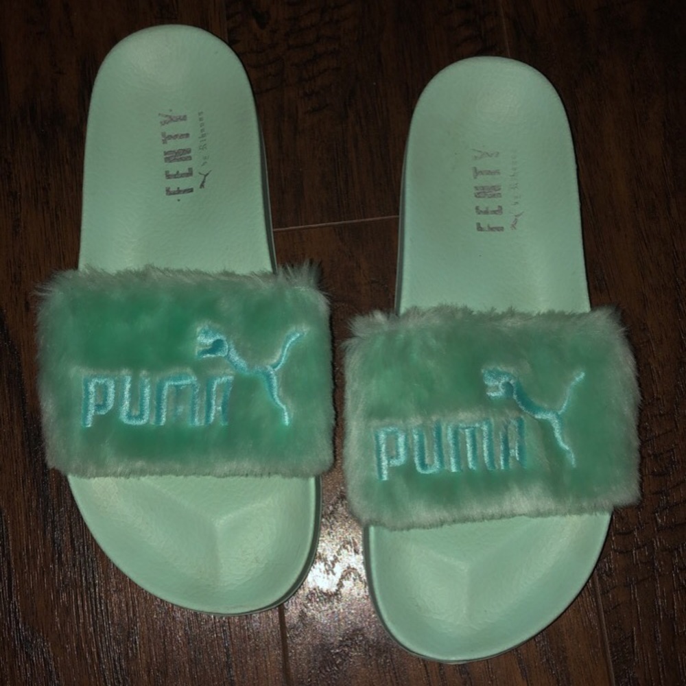 Fenty Puma Mint Slides